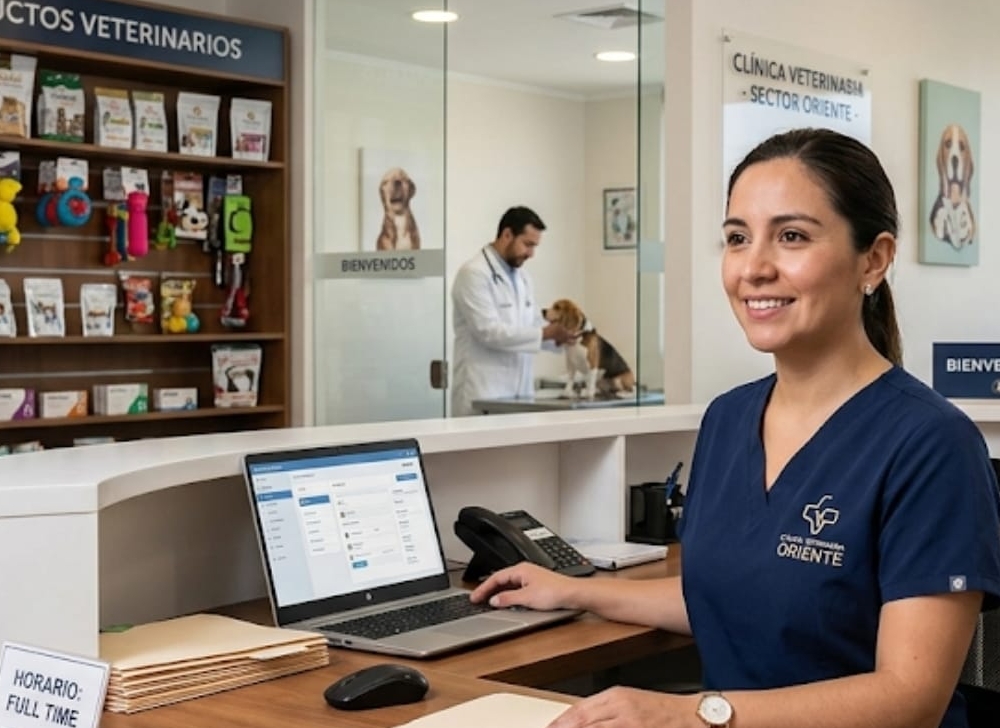 Secretaria Administrativa para Clínica Veterinaria de Prestigio